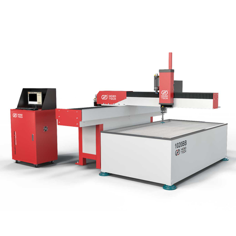 3 axes 1000 * 2000 mm Small Cutter à jet