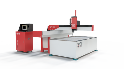 3 axes 1000 * 2000 mm Small Cutter à jet