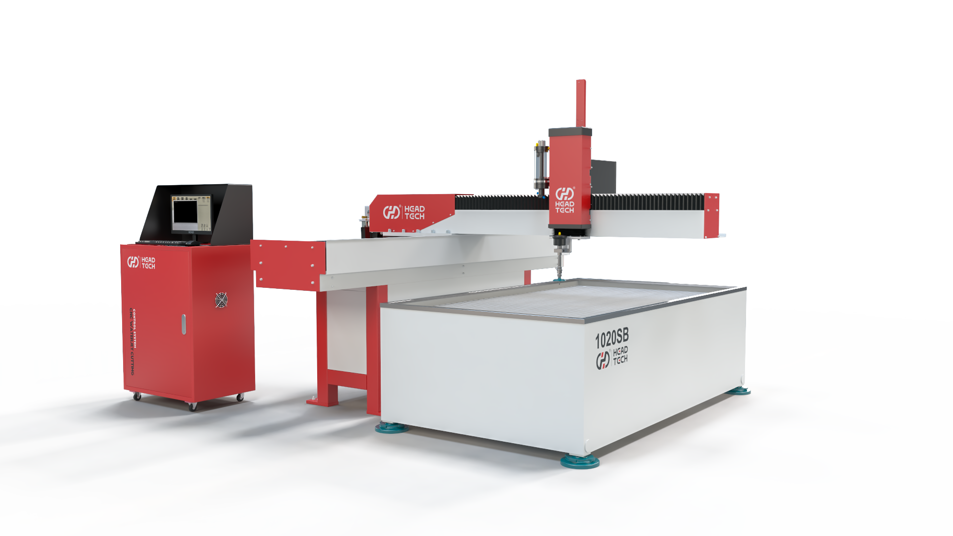 3 axes 1000 * 2000 mm Small Cutter à jet
