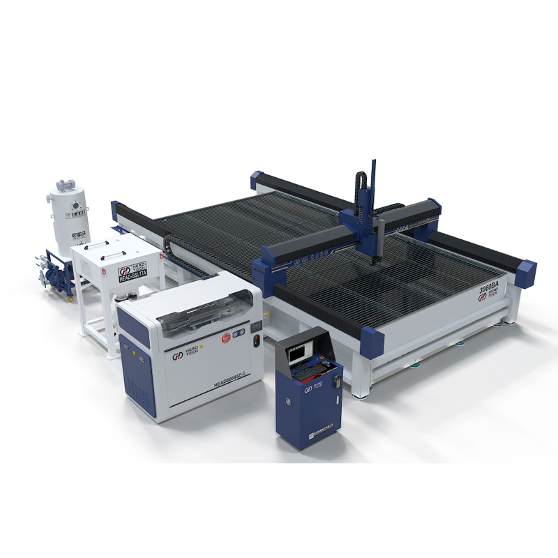 2025 Nouvelle tête de conception 3000 * 6000 mm 5 axes Prix d'usine de machine à découper à jet d'eau