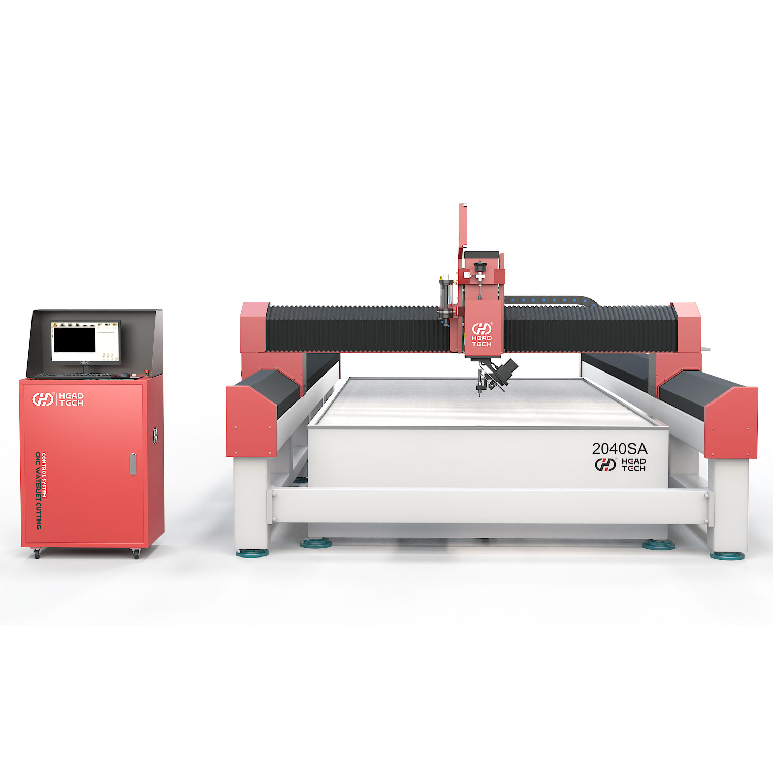 2025 Nouveau produit 5 Axis Head 2000 * Machine de coupe à jet d'eau 4000mm à vendre