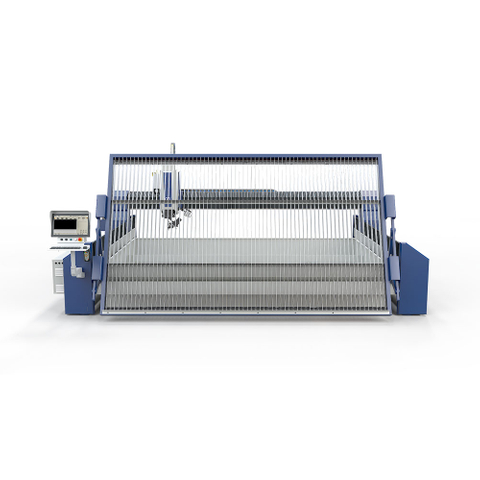 2025 Nouveau design 5 axes tête 4000 * Machine de coupe à jet d'eau 2000 mm 