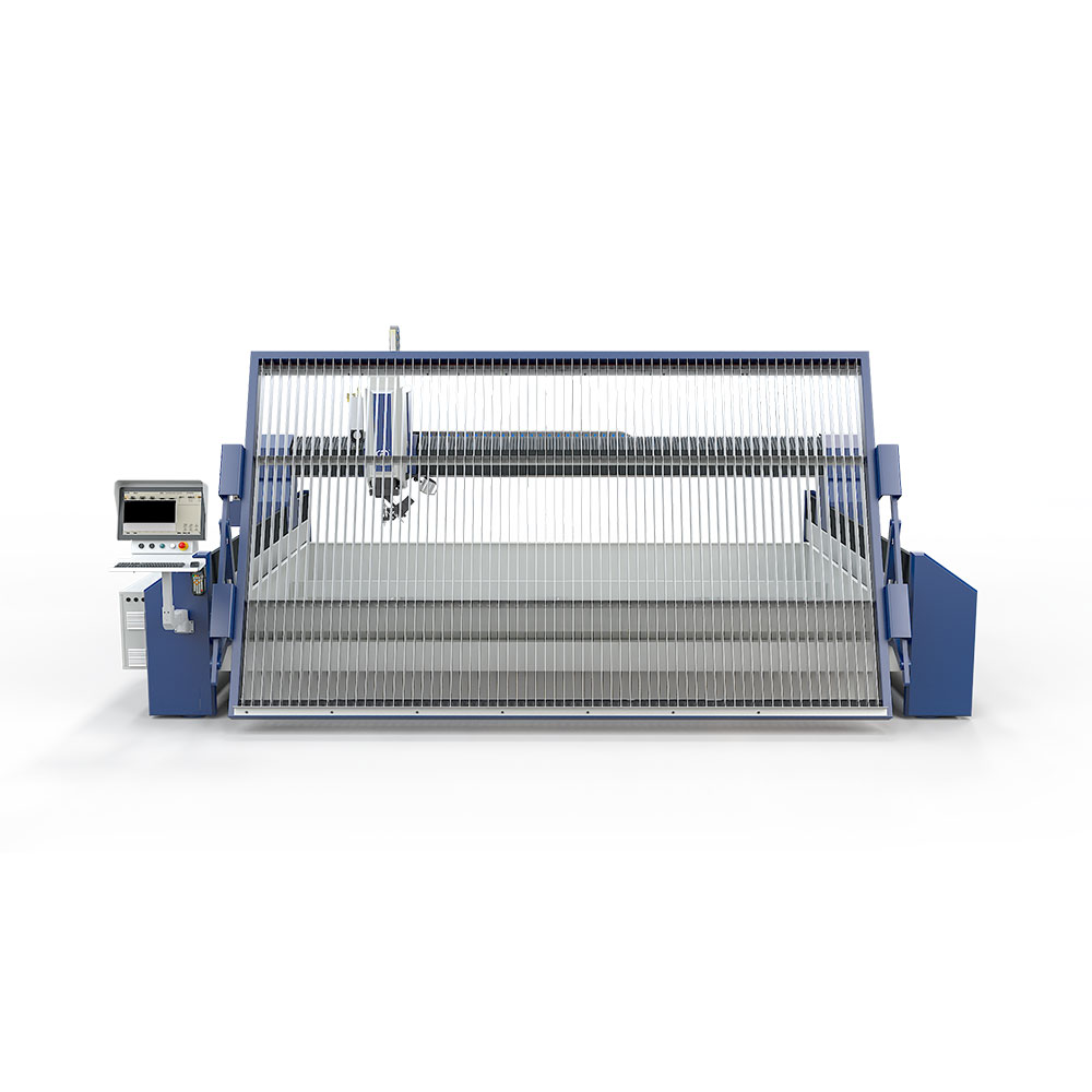 2025 Nouveau design 5 axes tête 4000 * Machine de coupe à jet d'eau 2000 mm 