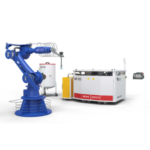 Découpe au jet d'eau de matériaux composites + chargement et déchargement automatiques par bras robotisé